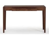 Bureau design en noyer teinte naturelle L120 cm