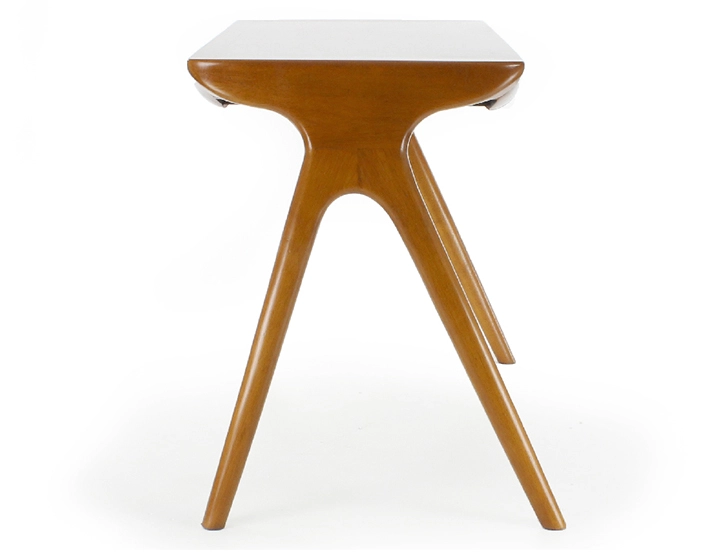 Bureau scandinave grand modèle bois teinte merisier L115 cm