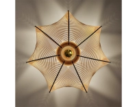Large model twist weave cotton thread wall light
