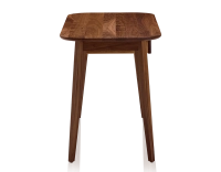 Scandinavian walnut desk natural tint L150 cm