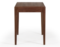 Bureau design en noyer teinte naturelle L120 cm