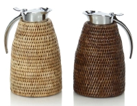 Thermos en rotin naturel 0,6 litre