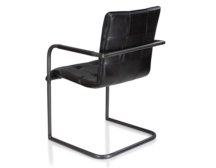 Fauteuil de bureau cuir noir