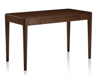 Oak design desk dark brown tint L150 cm