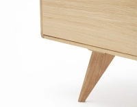 Buffet 2 portes en chêne bois teinte naturelle