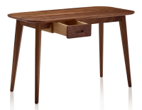 Scandinavian walnut desk natural tint L150 cm