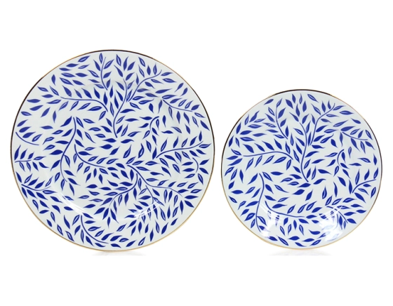 Assiette à dessert porcelaine de Limoges lot de 6