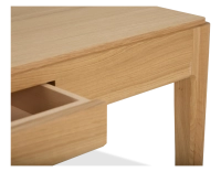 Bureau design en chêne teinte naturelle L80 cm
