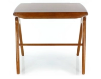 Bureau scandinave petit modèle bois teinte merisier L80 cm