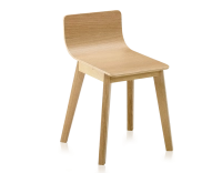 Tabouret en chêne H45 cm bois teinte naturelle