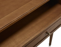 Bureau ancien style Louis XVI plateau bois L80 cm