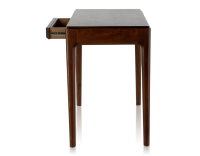 Bureau design en chêne teinte marron foncé L80 cm