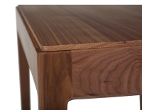 Bureau design en noyer teinte naturelle L100 cm