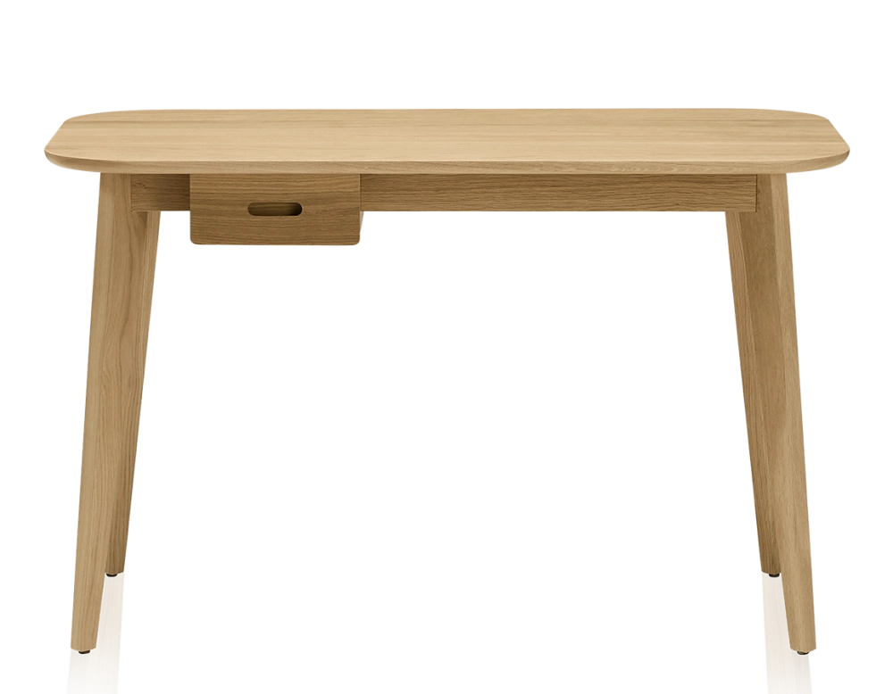 Bureau scandinave en chêne teinte naturelle L150 cm