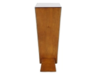 Console art déco simple tiroir bois teinte merisier