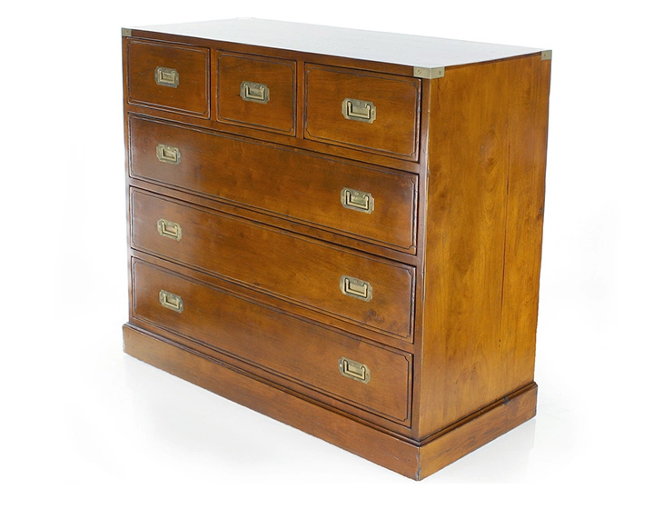 Commode marine grand modèle bois teinte merisier