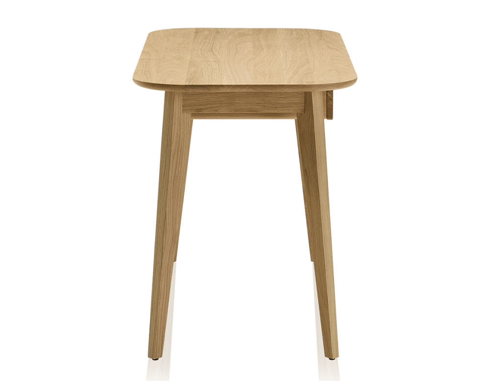 Scandinavian oak desk natural tint L120 cm