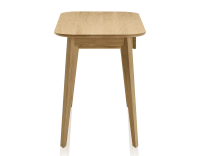 Scandinavian oak desk natural tint L120 cm