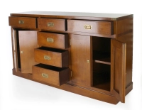 Buffet marine grand modèle bois teinte merisier