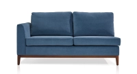 Module gauche 2,5 places tissu bleu jean