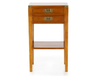 Table de chevet marine bois teinte merisier
