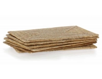 Mantel individual de ratán natural, por unidad