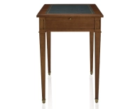 Bureau ancien style directoire plateau cuir vert L110 cm