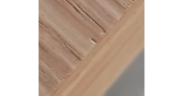 Table extensible en chêne 6 à 10 personnes avec plateau et allonges bois teinte naturelle 140x90 cm