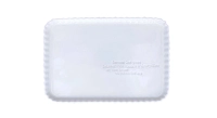 Plat rectangulaire avec message GM
