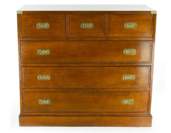 Commode marine grand modèle bois teinte merisier