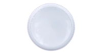 Plat rond avec message