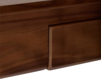 Bureau design en noyer teinte naturelle L80 cm
