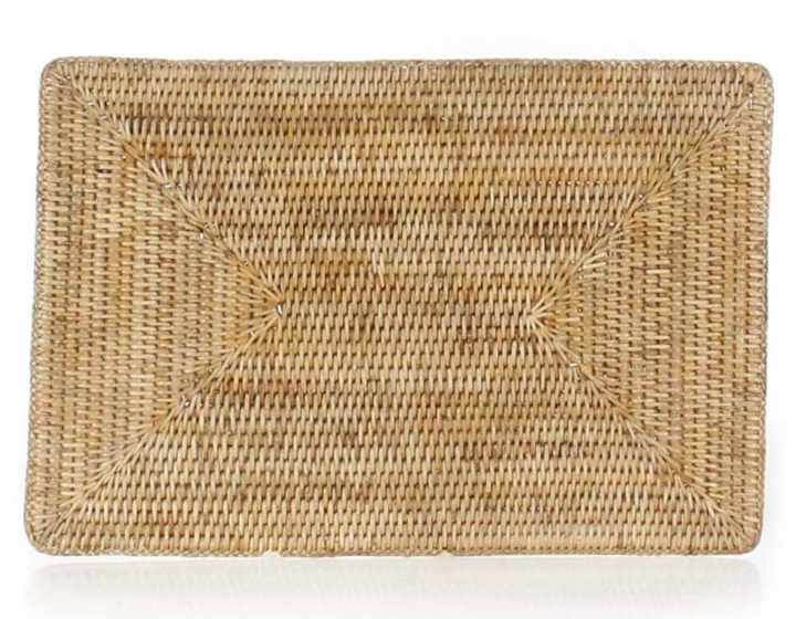 Mantel individual de ratán natural, por unidad