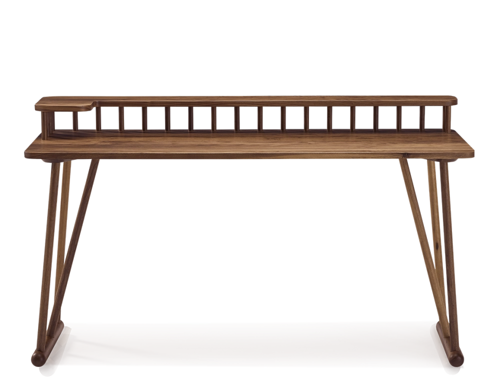 Walnut design desk 80 cm