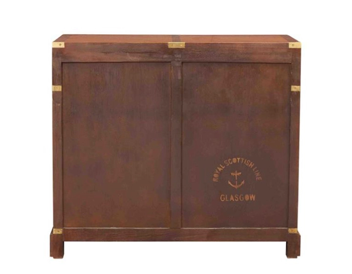 Small marine sideboard cherry-stained wood