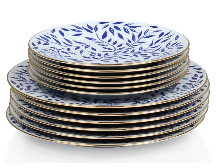 Assiette à dessert porcelaine de Limoges lot de 6