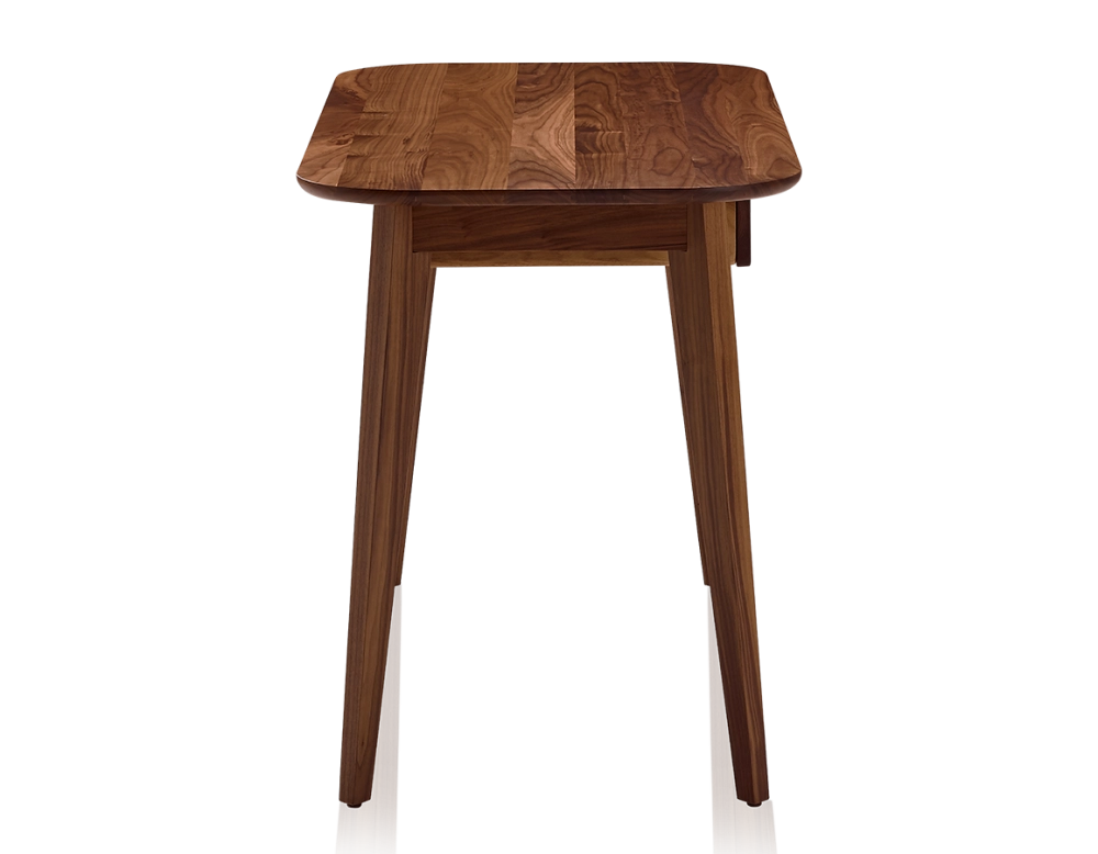 Scandinavian walnut desk natural tint L150 cm