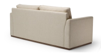 Canapé design 3 places tissu chiné beige