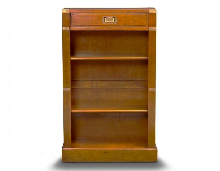 Etagère marine petit modèle bois teinte merisier L60xH100 cm