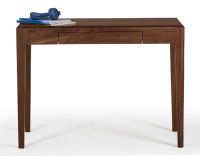 Bureau design en noyer teinte naturelle L100 cm