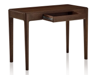 Bureau design en chêne teinte marron foncé L100 cm