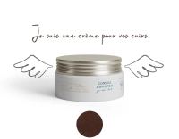 Crème de soin teintée pour cuir de buffle marron soutenu