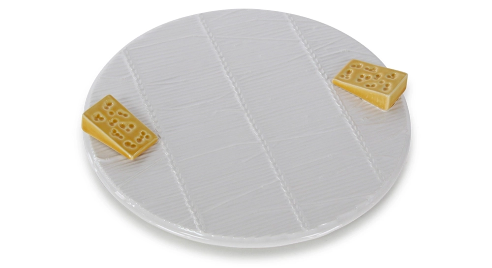 Plateau a fromage faïence blanche