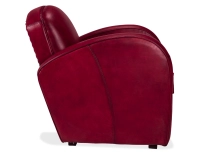 Leather club armchair burgundy