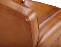 Fauteuil club cuir cognac