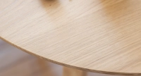 Table extensible en chêne 6 à 10 personnes avec plateau et allonges bois teinte naturelle 140x90 cm