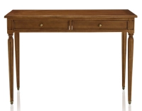 Antique Louis XVI style desk wooden top L110 cm