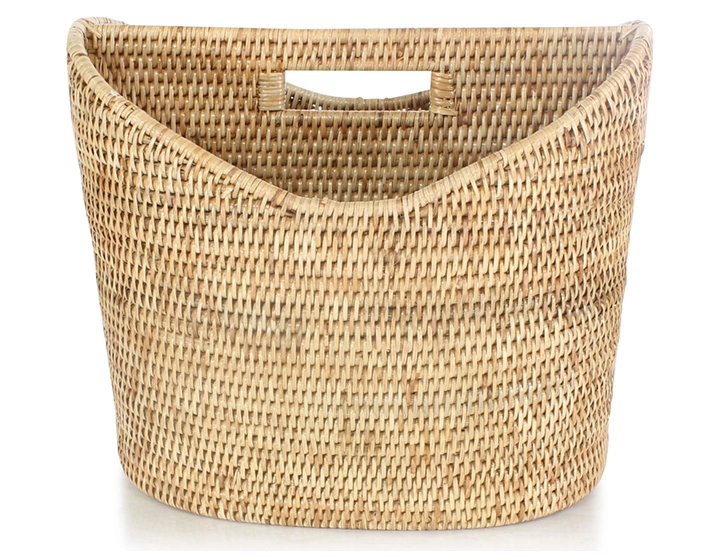Porte revues en rotin naturel