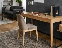 Bureau design en chêne teinte naturelle L150 cm