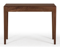 Bureau design en noyer teinte naturelle L100 cm